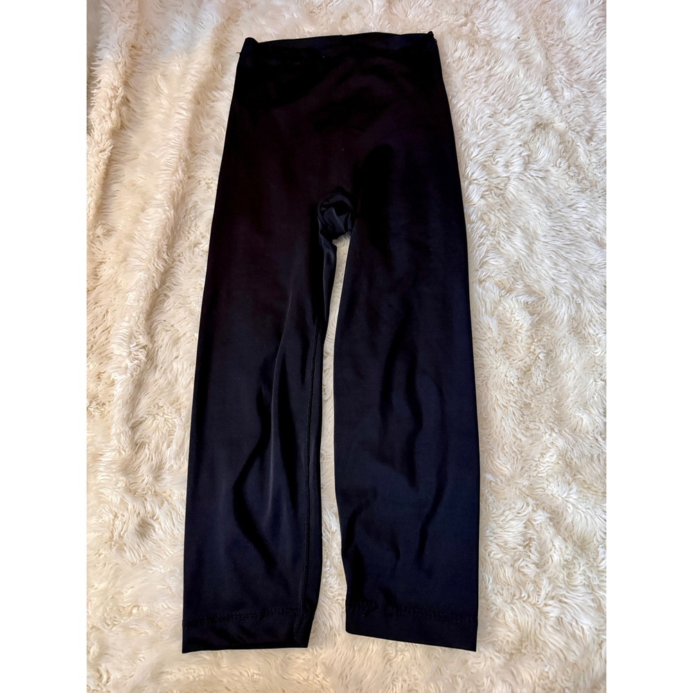 Spanx Shapewear Leggings Women‎ L Black Good Cropped Compression